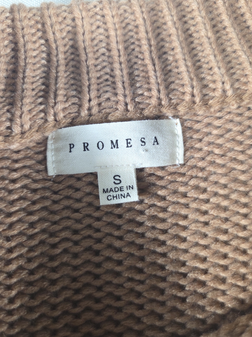 Promesa Smiley Face Knit Sweater Shirt Sleeve Illusion Small - Picture 8 of 11